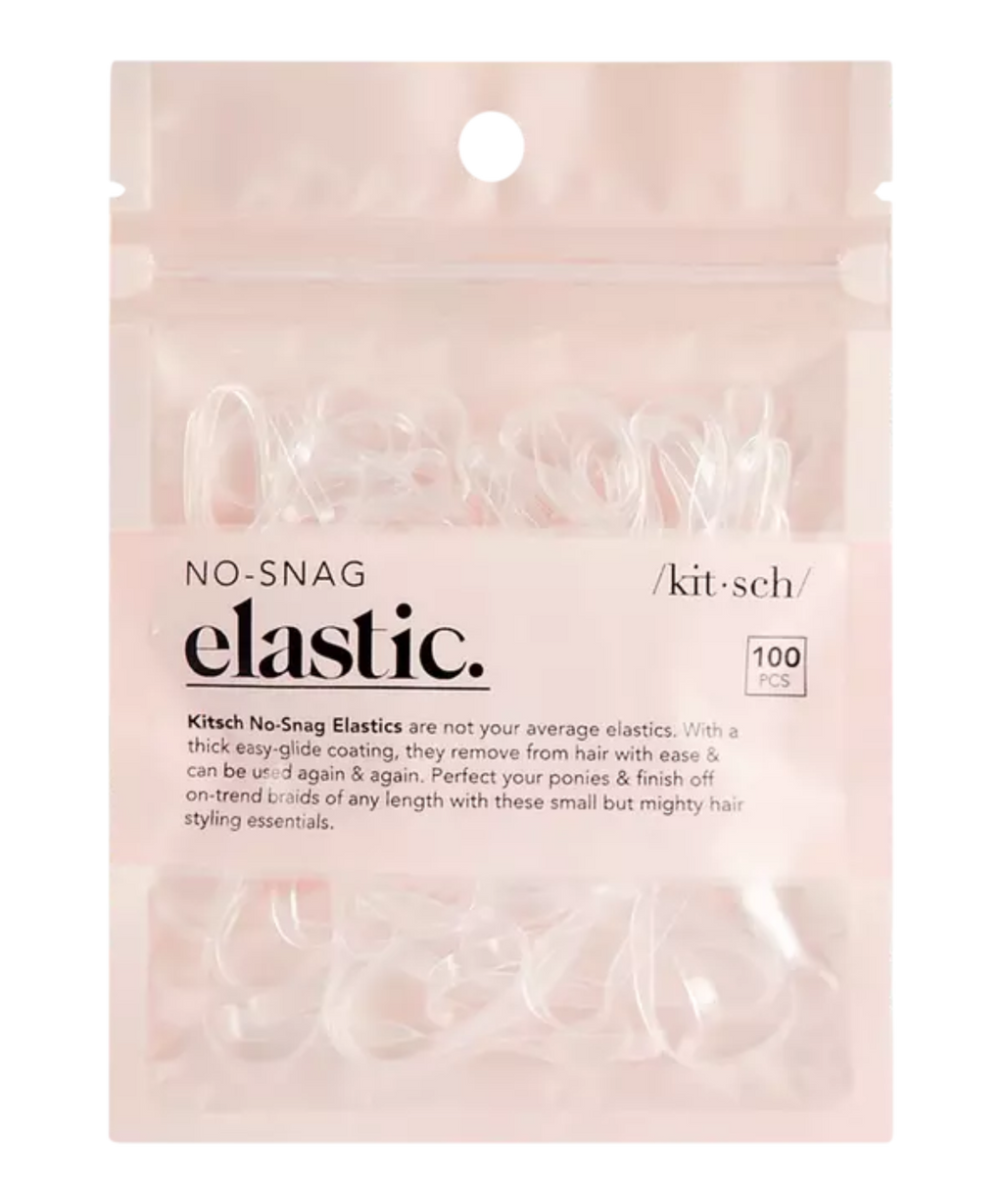 Kitsch No-Snag Elastic 100pc (Clear)