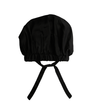 Kitsch | Satin Sleep Bonnet - XL Adjustable Black